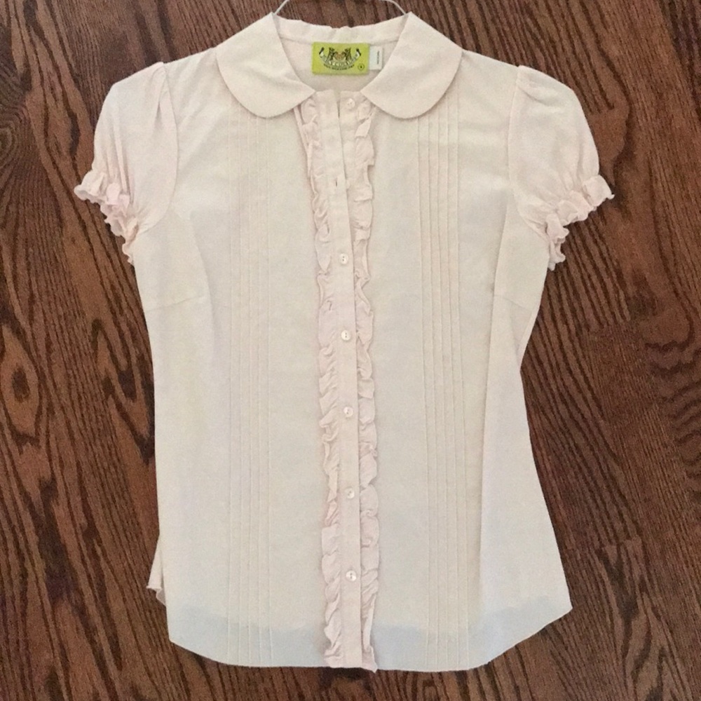 Pale pink Juicy Couture blouse